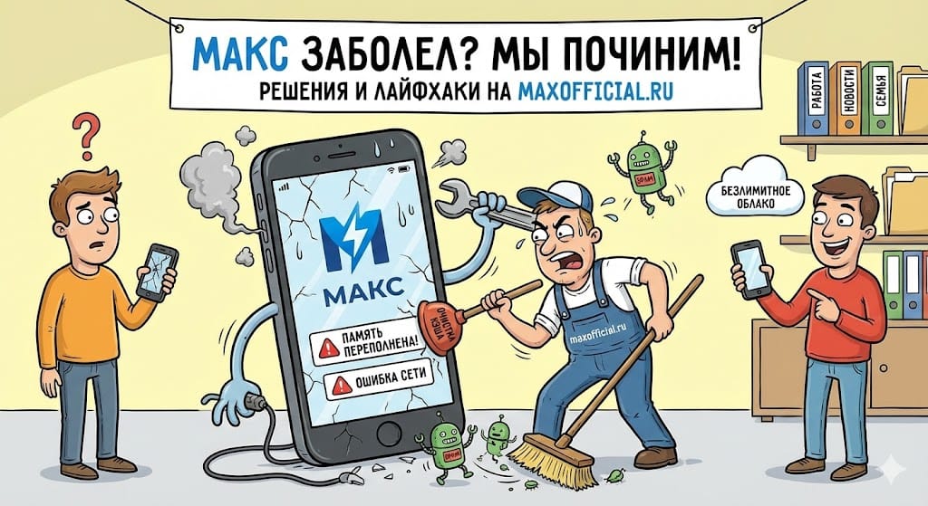 Не работает мессенджер МАКС ? Решение, настройка и лайфхаки